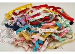 Mix Pack Elastic (MPE 15) 30 meters, Fold over elastic (Pattern/Foil)